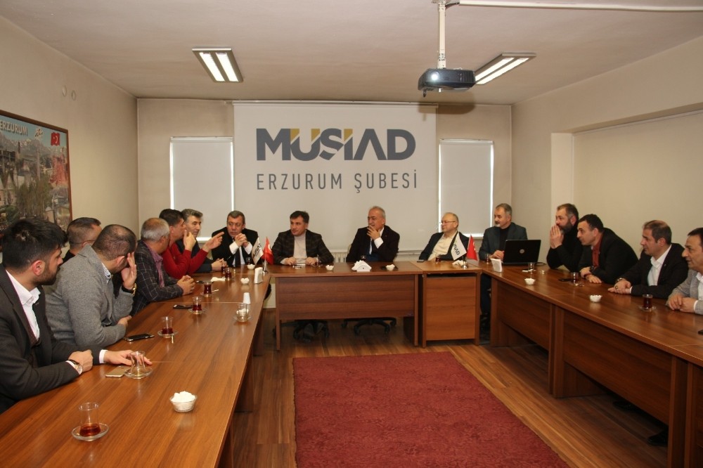 MÜSİAD Rektör Çomaklı ve üniversite yönetimini ağırladı 