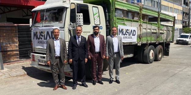 MÜSİAD’dan orman yangınlarının yaşandığı bölgelere yardım