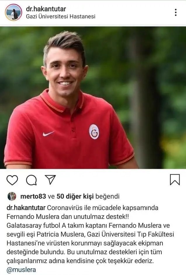Muslera ve eşinden anlamlı bağış 