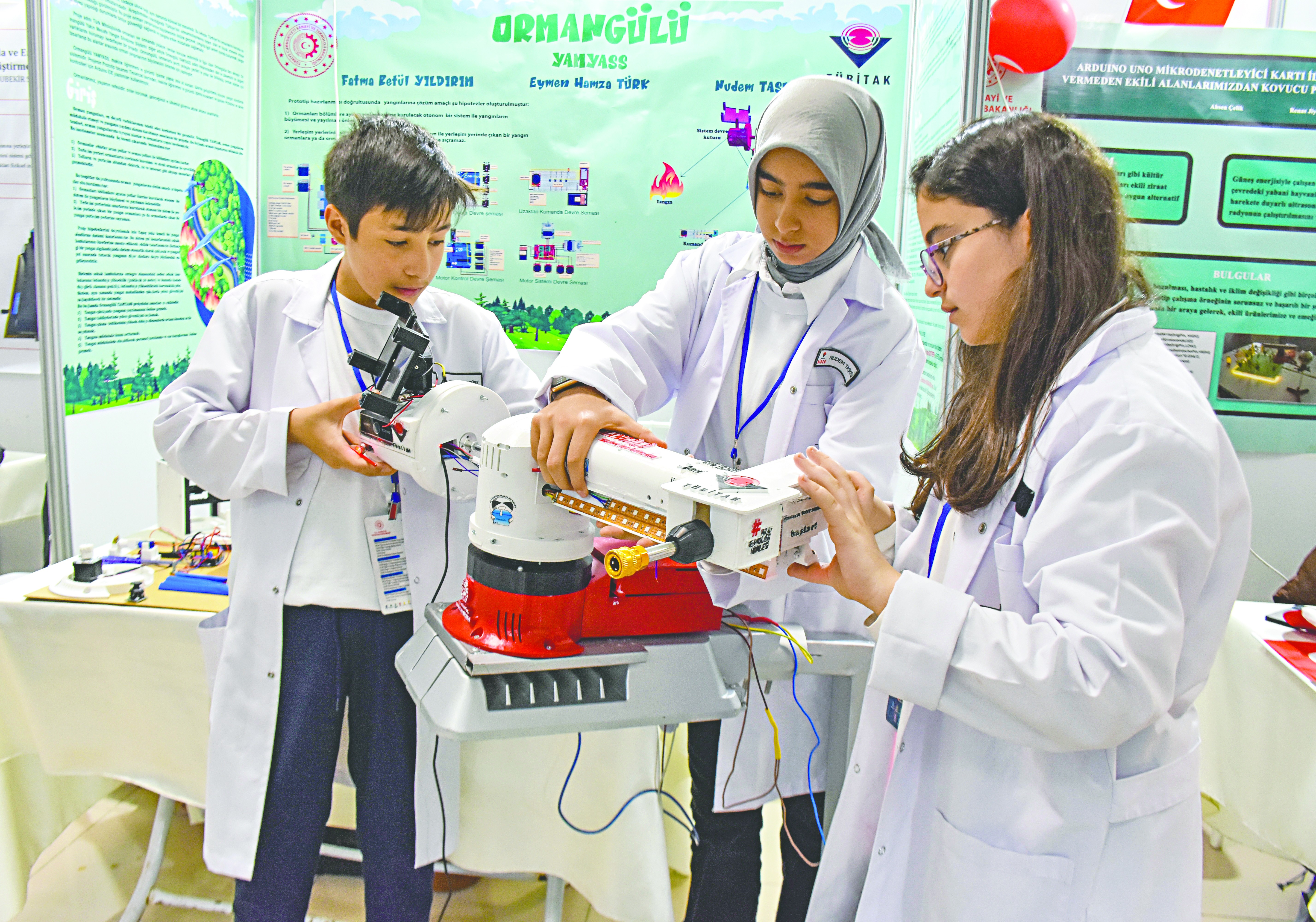 Muşlu öğrenciler TÜBİTAK finallerinde
