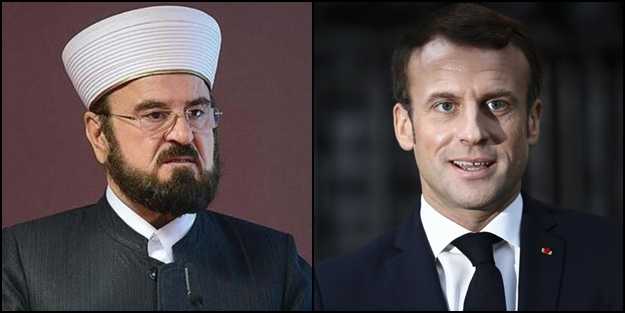 Müslüman Alimler Birliği'nden İslam'ı hedef alan 'soytarı'ya sert tepki: Hala Orta Çağ'da yaşayan Macron'a acıyoruz