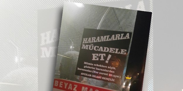 Müslüman gençler ahlâksız reklamlara karşı harekete geçti