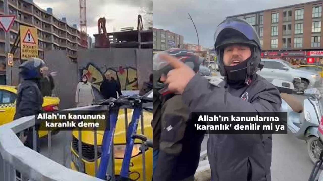 Müslüman mahallesinde salyangoz satıyorlar! Ateist solculardan şeriat provokasyonu