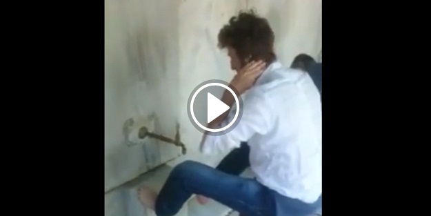 Müslüman olan İtalyan turist böyle abdest aldı