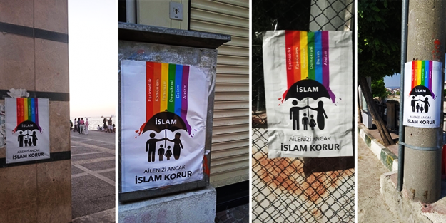 Müslümanlar İslam şehri İzmir’de, LGBT sapkınlığına böyle dikkat çekti