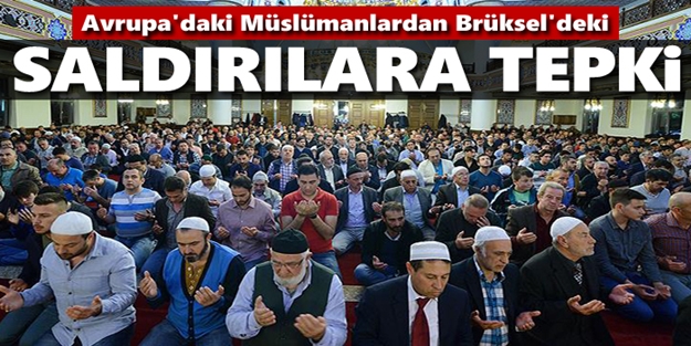 Müslümanlardan teröre büyük tepki!