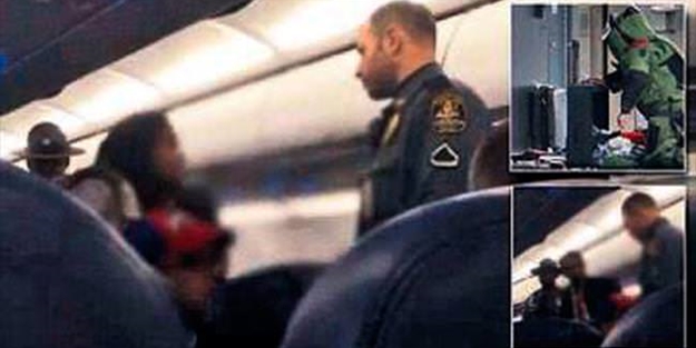 Müslümanları uçaktan attılar!