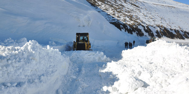 Muş'ta 9 köye ulaşılamıyor