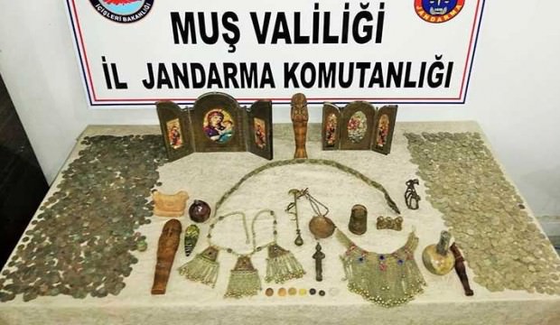 Muş’ta tarihi eser operasyonu: 1 gözaltı