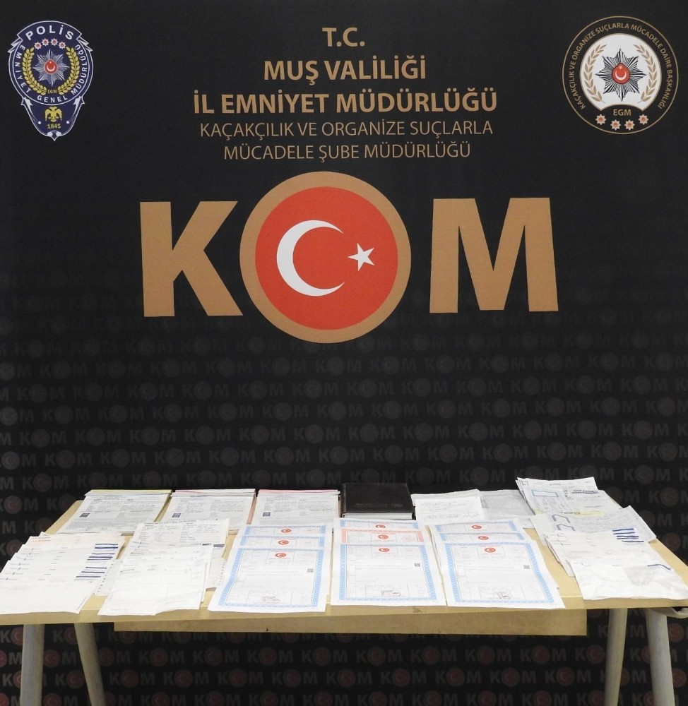 Muş’ta tefeci operasyonu: 7 gözaltı 