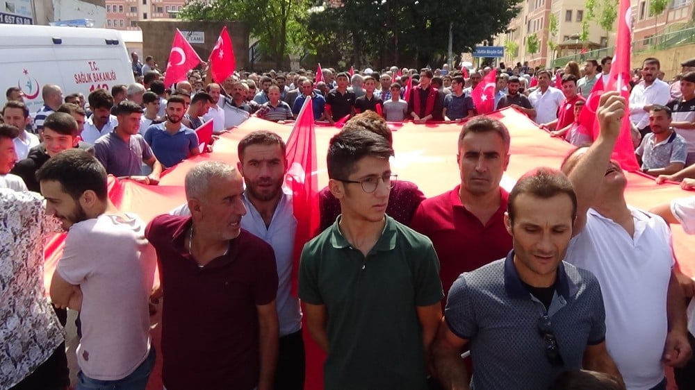 Muş’ta “teröre lanet” yürüyüşü 
