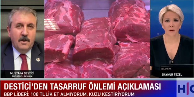 Mustafa Destici canlı yayında Haber Global'e tepki gösterdi!