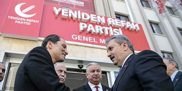 Mustafa Destici'den Fatih Erbakan'a hayırlı olsun ziyareti