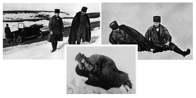 Mustafa Kemal'in o fotoğrafları mizansen çıktı