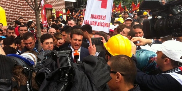 Mustafa Sarıgül ortaya çıktı: 1 Mayıs eylemcilerine destek verdi