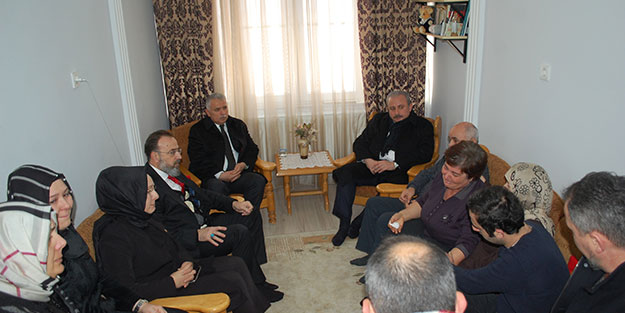 Mustafa Şentop'tan Zehra Bilgi Koşar'ın ailesine ziyaret