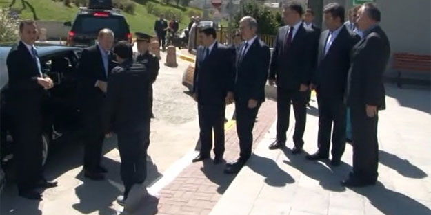 Müstakbel damadı Erdoğan’ı böyle karşıladı