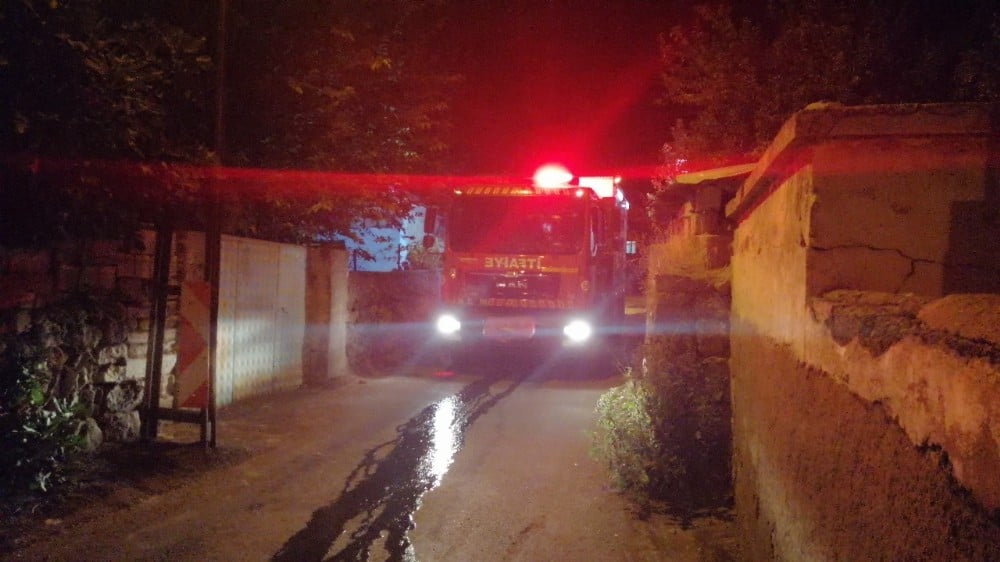 Müstakil evde çıkan yangın korkuttu 