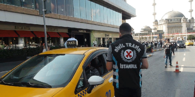 Müşteri seçince ceza yiyen taksiciden pişkinlik