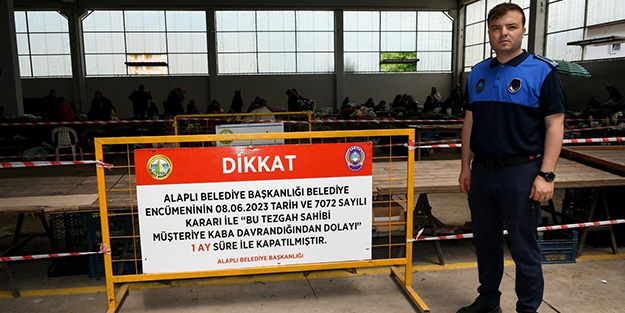 Müşterisine kaba davranan pazarcıya görülmemiş ceza!