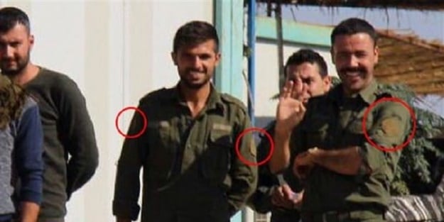 Mutabakat sonrası Ayn El Arab'da dikkat çeken anlar! Peçleri sökülmüş teröristlerle görüldüler