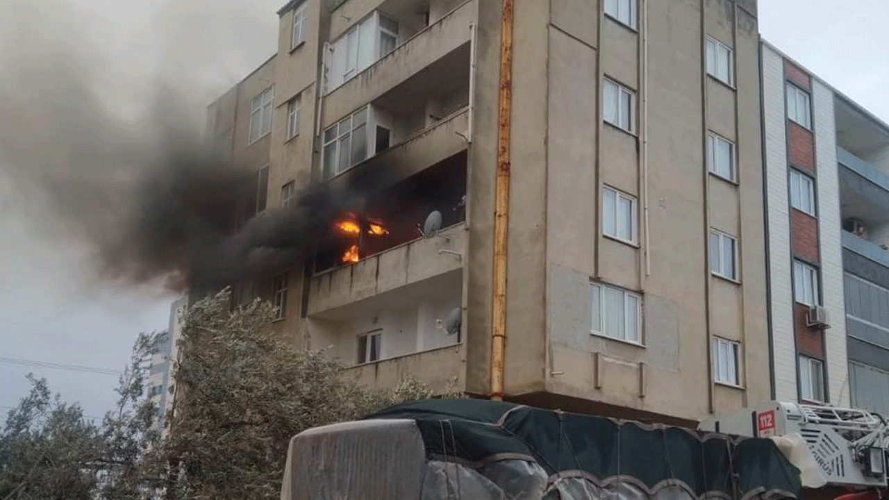 Mutfakta başlayan yangın hızla büyüdü