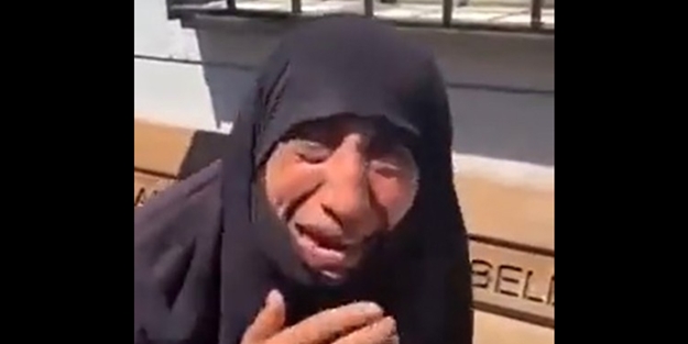 Mutlu musun şimdi Ümit Özdağ? Bu şerefsizin yeri sokak değil kodes! Suriyeli yaşlı kadına tekmeli saldırı