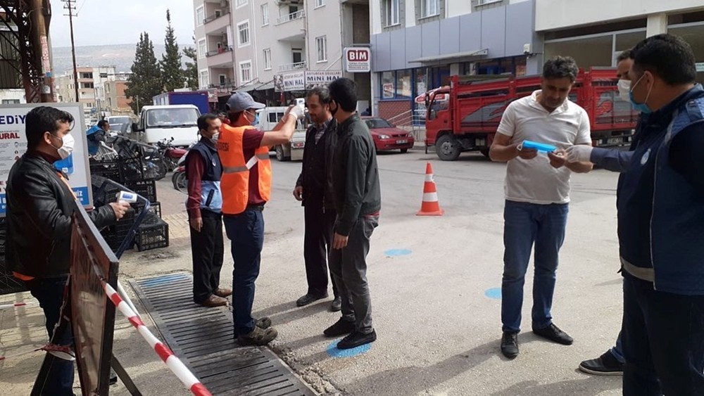 Mut’ta korona virüs önlemleri 