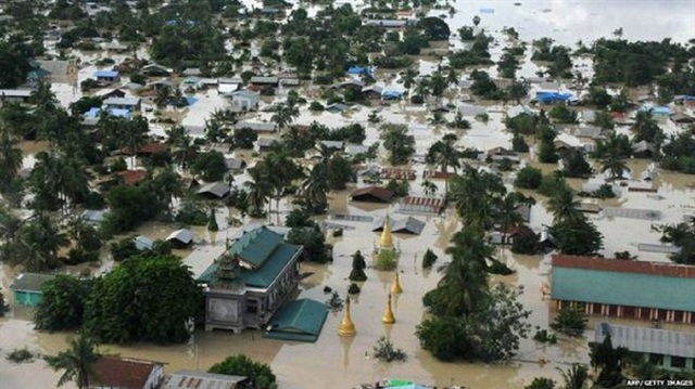 Myanmar'da sel felaketi 50 bin...