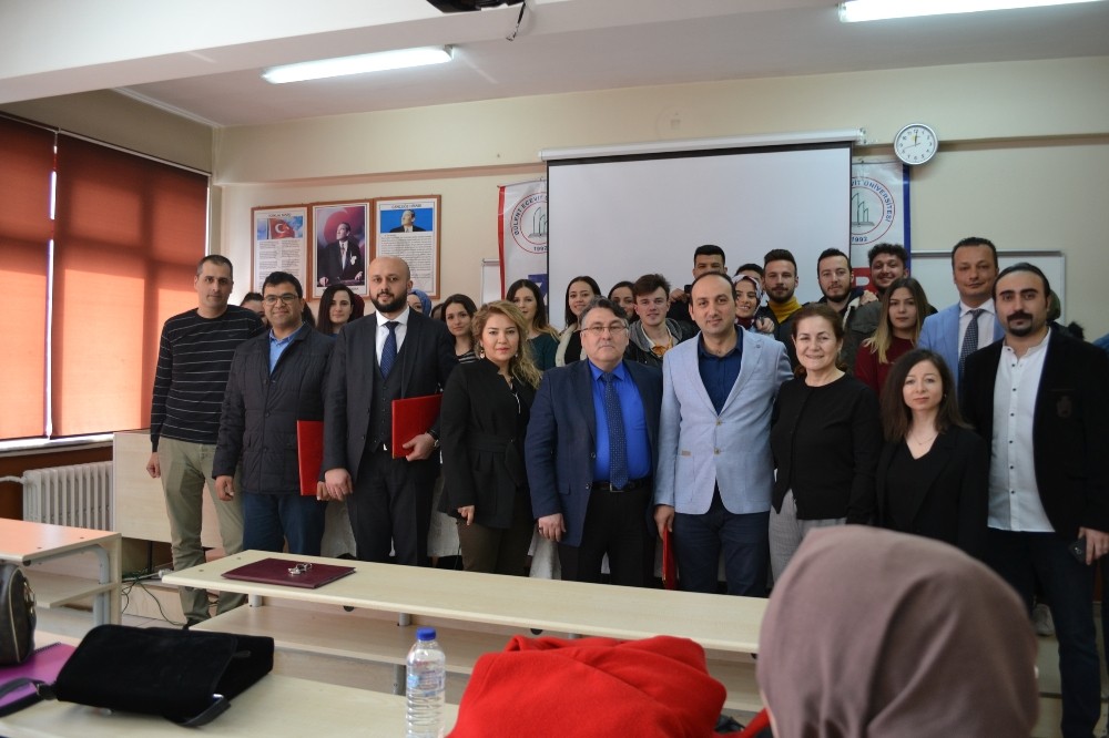 MYO mezunları öğrenciler ile bir araya geldi 