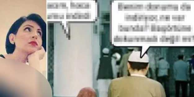 Namaz kılan kız çocuğu için rezil ifadeler