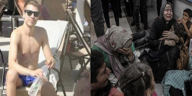 Namussuz Netanyahu çoluk çocuk demeden insan kıyımı yaparken oğlu Yair, Miami'de lüks otelde tatilde!