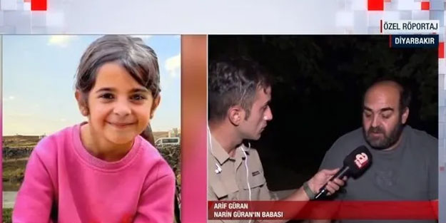 Narin cinayetinde sır perdesi aralanıyor! Baba Arif Güran'dan çarpıcı açıklamalar