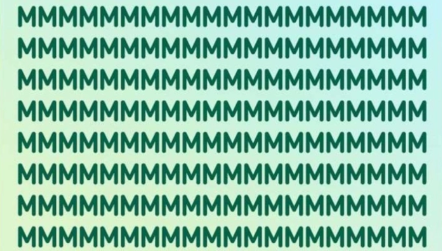 NASA bu testi yüksek IQ’su olanlara uyguluyor! Farklı harfi görebildiniz mi?