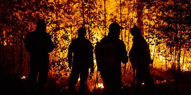 NASA dünyayı ayağa kaldıran kareyi paylaştı! Alevler nükleer tesise yaklaştı