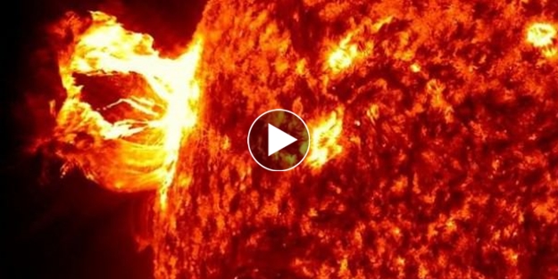 NASA en büyük güneş patlamasını görüntüledi