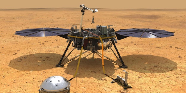 NASA, Kızıl Gezegen'deki gündoğumunu yakaladı