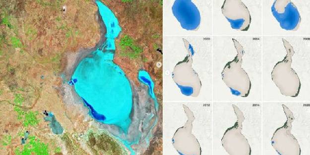 NASA'dan Tuz Gölü paylaşımı