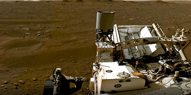 'Mars kaşifinin' gönderdiği ses kaydı yayınlandı! İşte Mars'ın sesi...