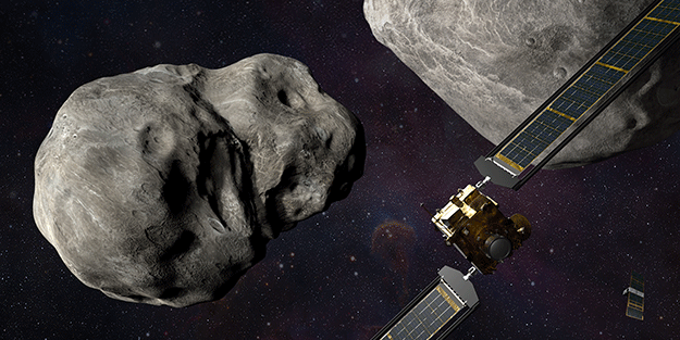 NASA'nın uzay aracı göktaşına çarptı!