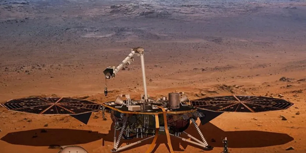 NASA'nın yok artık dedirten sözleri: Uzay aracı InSight, Mars’ta sismik dalgaları ilk kez saptadı! Yayınladı