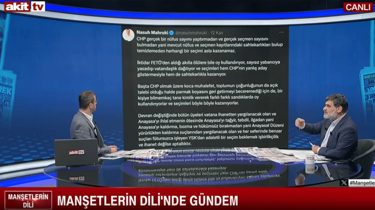 Nasuh Mahruki’ye tokat gibi cevap! Bunu ispatla tutuklanmana karşı çıkacağım
