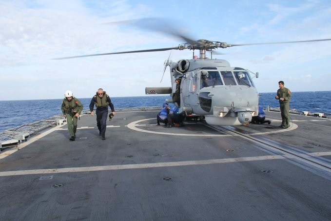 NATO Deniz Görev Grubu komutanı Fantoni’den OruçReis’e ziyaret 