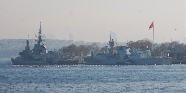 NATO gemileri Marmara'ya açıldı