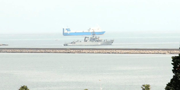 NATO gemileri Samsun'dan harekete geçti