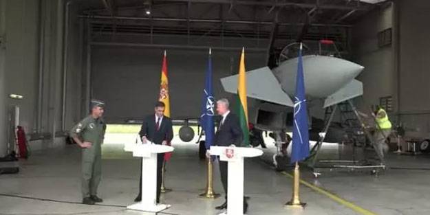 NATO üssünde alarm! Savaş uçakları havalandı