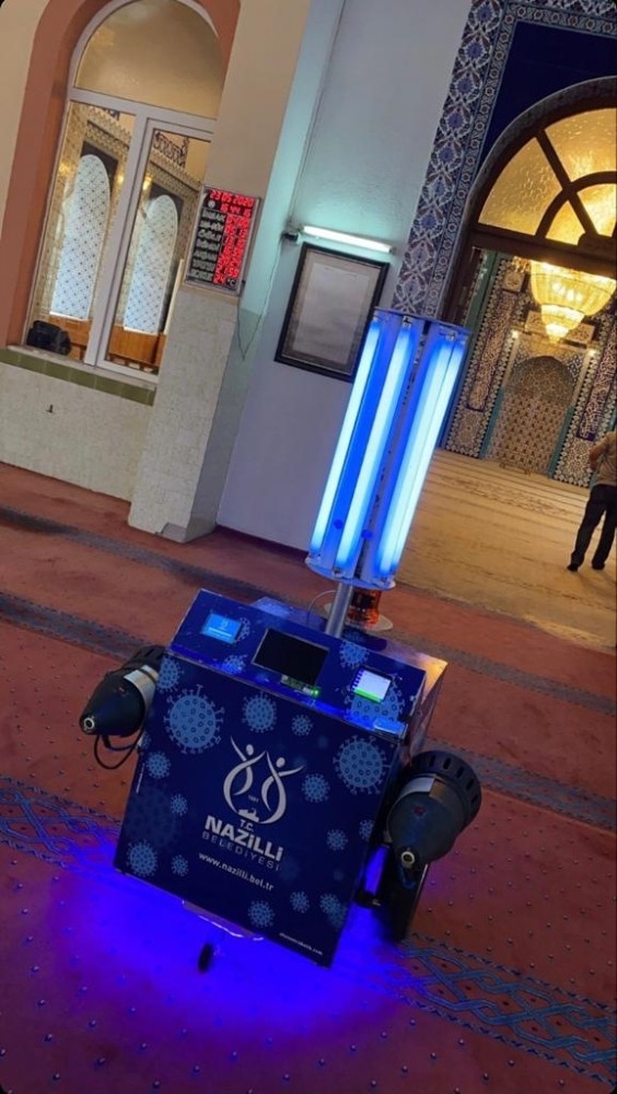 NAZBOT-1’in ilk mesaisi Koca Cami’de 