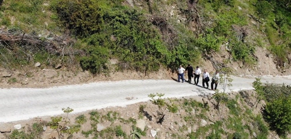 Nazilli Belediyesi köylerde yol hamlelerine devam ediyor 