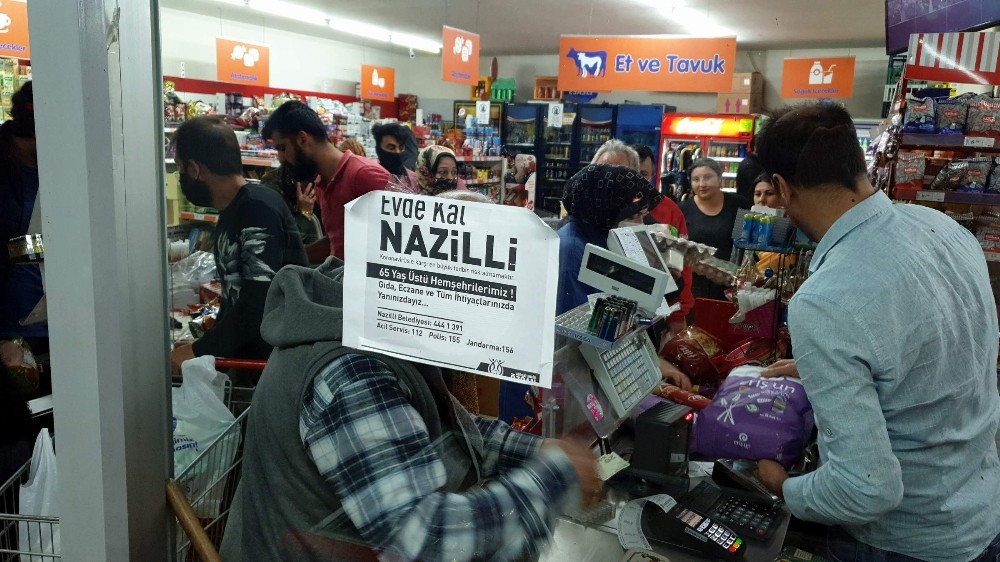 Nazilli’de fırıncının sosyal mesafe isyanı 