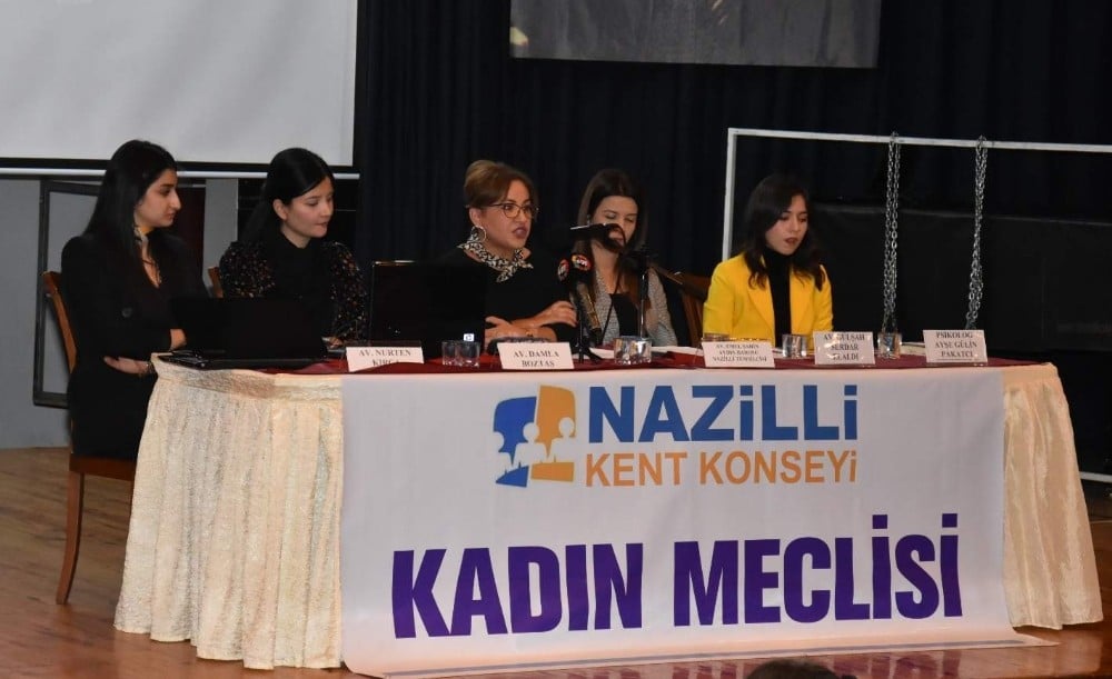 Nazilli’de kadına şiddet ve çocuk istismarı semineri verildi 
